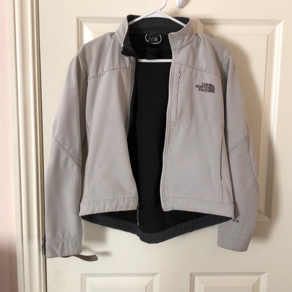 Grey north face jacket